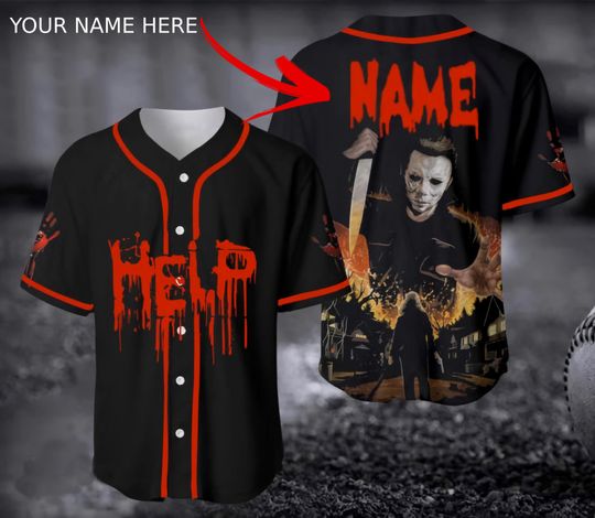 Discover Michael Myers Shirt, Halloween Baseball Jersey, Custom Michael Myers