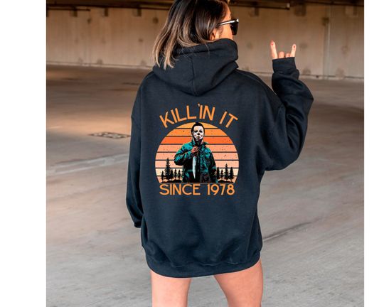 Discover Killin It Hoodie, Halloween Hoodies, Halloween Michael Myers Hoodie