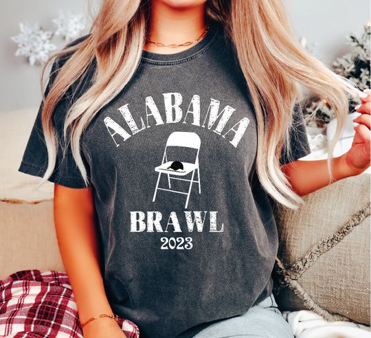 Discover Albm Brawl Shirt, Folding Chair Fight, A Mass Brawl Breaks Out On Albm T-Shirt