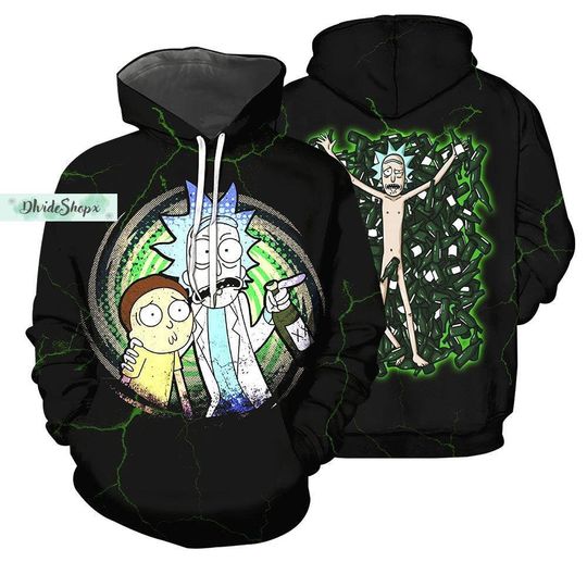 Discover Rick And Rickandmorty Shirt, Rick And Rickandmorty 3D Hoodies