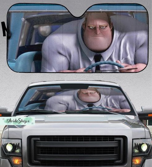 Discover Bob Parr Car Sun Shade, Incredibles Family SunShadE