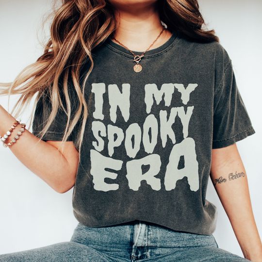 Discover In my spooky era shirt,  halloween shirts, Spooky season shirts, Plus size halloween