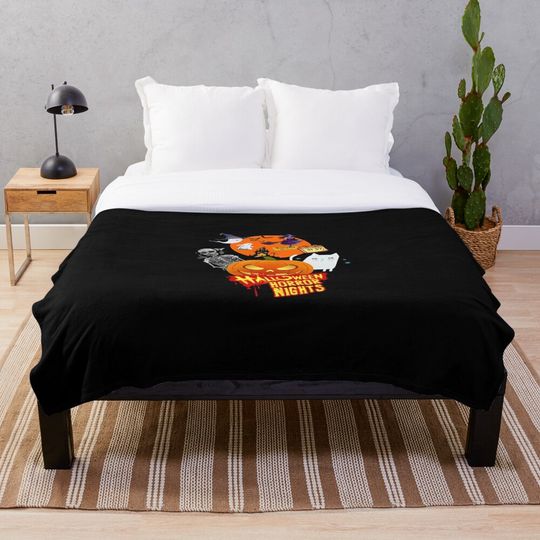 Discover Everyday Is Halloween, Halloween HN - funny halloween gift Throw Blanket
