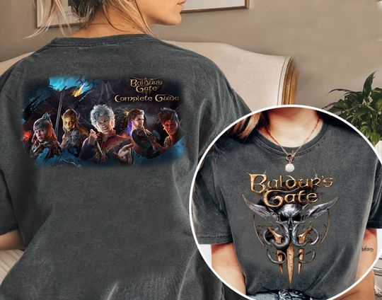 Discover Baldurs Gate 3 Shirt, Baldur's Gate Tshirt, Dnd Shirt