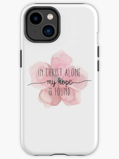 Discover Christian Quote Watercolor Flower | iPhone Case
