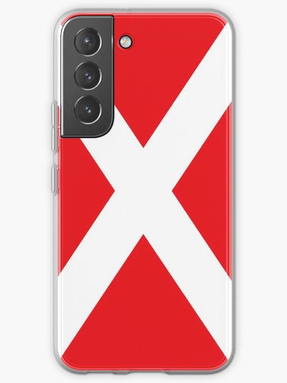 Discover Aberdeen Red Scottish Saltire | Samsung Galaxy Phone Case