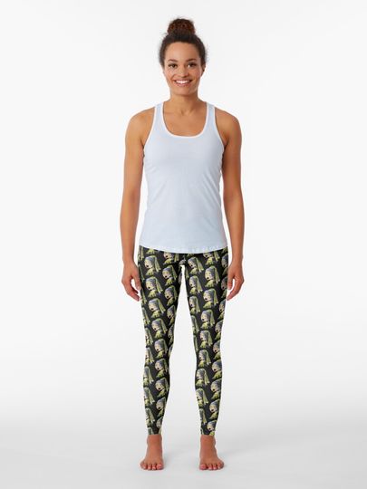 Discover Kawaii with a Pearl Earring | Leggings