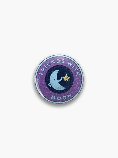 Discover Friends With Moon Badge | Pin