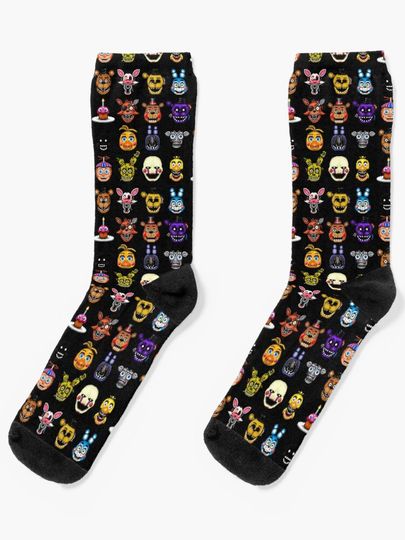 Discover Five Nights at Freddy&apos;s - Pixel art - Multiple Characters | Socks