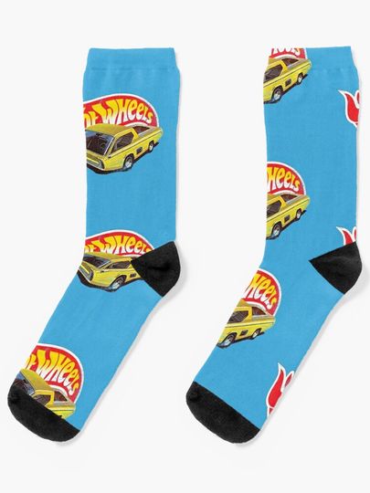 Discover Vintage Style Hot Wheels "Deora" | Socks