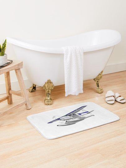 Discover Cessna float plane | Bath Mat