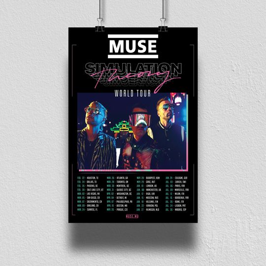 Discover Album Review -Simulation Theory By Muse Poster