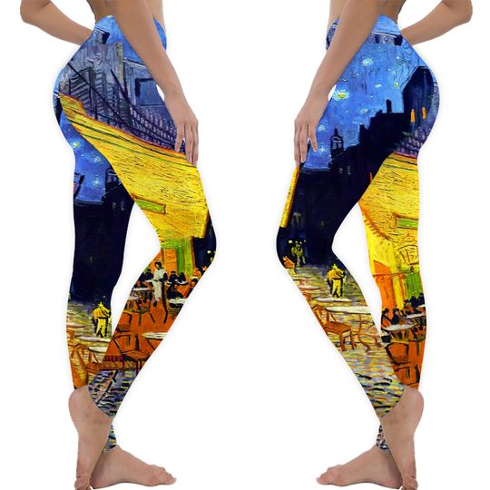 Discover Cafe Terrace at Night - Van Gogh | Leggings