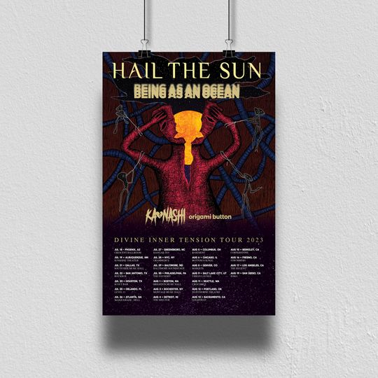 Discover Hail The Sun Announce U.S. Tour 2023 Poster