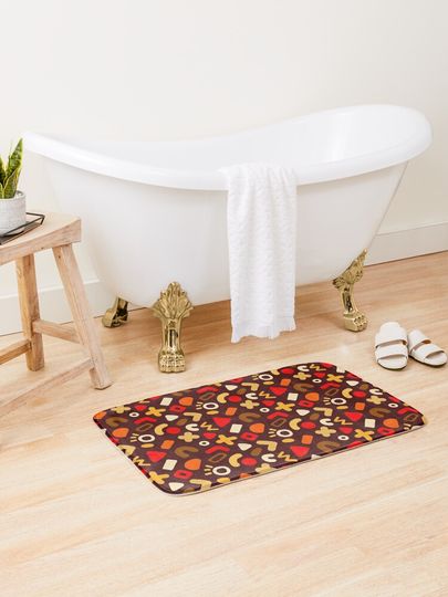 Discover Shape pattern | Fall | Bath Mat