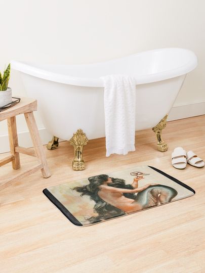 Discover Vintage Mermaid Paris | Bath Mat