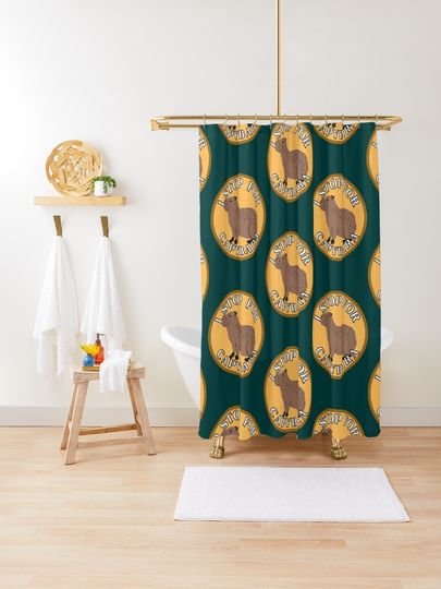 Discover I Stop for Capybara | Shower Curtain