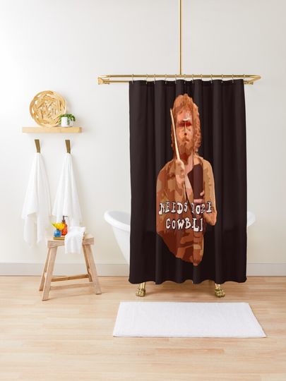Discover NEEDS MORE COWBELL, PART DEUX | Shower Curtain