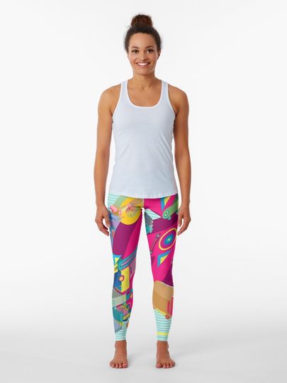 Discover vector alphabet 3D letter G | Leggings