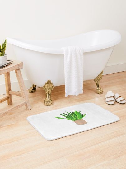Discover Potted Snake Plant | Bath Mat