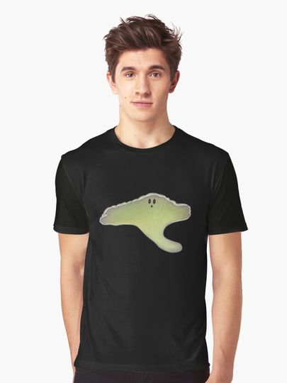Discover Cute Little Ghost Fungus Mushroom | Graphic T-Shirt