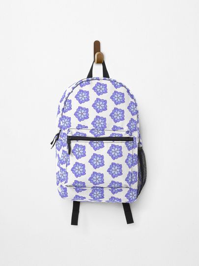 Discover Blue Flower | Backpack