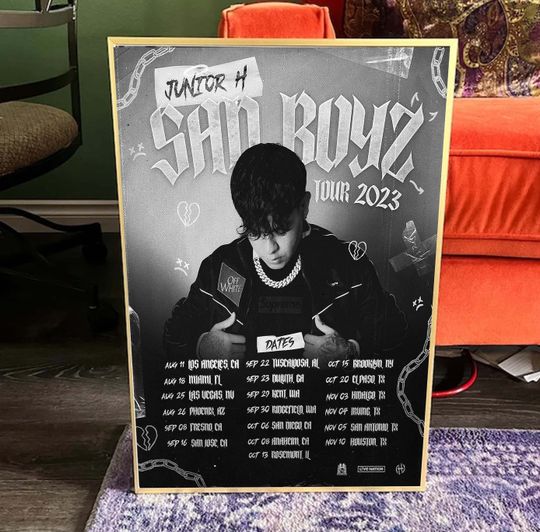 Discover Junior H - Sad Boyz Tour 2023 Poster