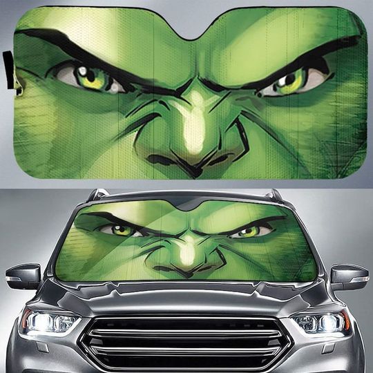Discover American Superhero Film Car Sun Shade, Green Movie Character Car Sun Shade