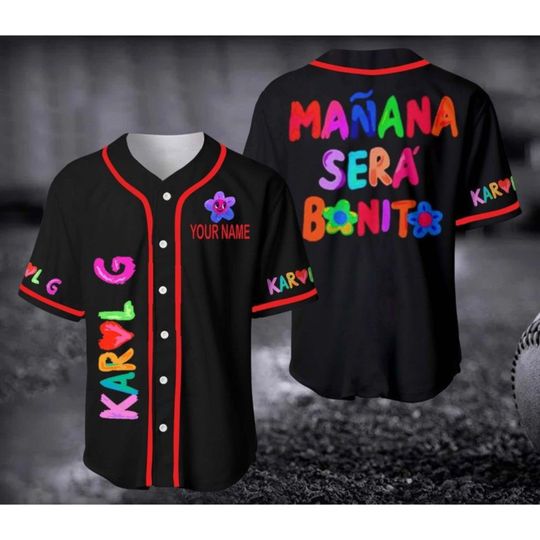 Discover Mana Sera Bonito Baseball Jersey KaroL G Merch