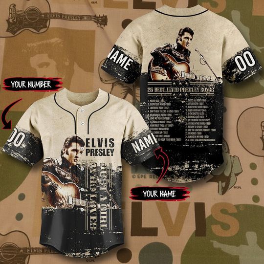 Discover Elvis Presley Baseball Jersey, Elvis Merch
