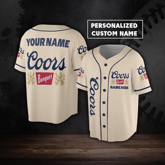 Discover Custom Name CCOORS Banquet Unisex Baseball Jersey