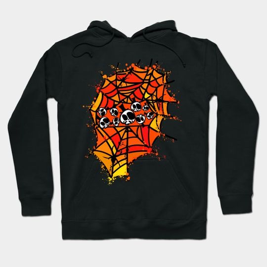 Discover Colorful spider web - Halloween - Hoodie