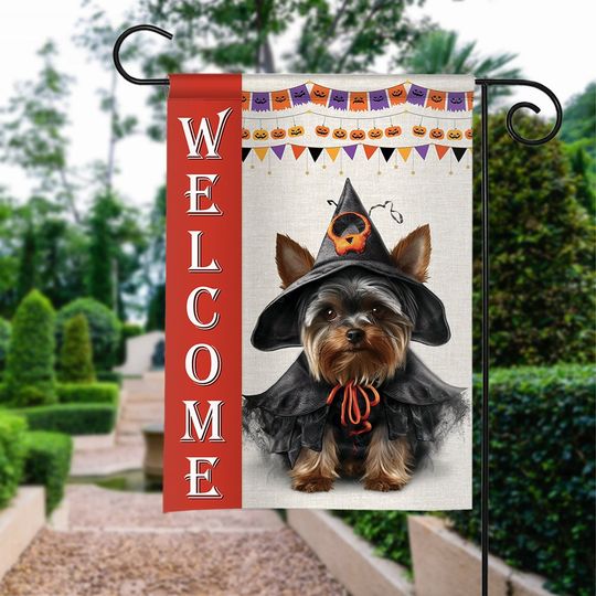 Discover Dog Halloween Garden Flag, Happy Halloween Family Flag
