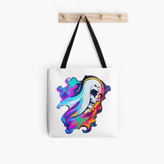 Discover Spooky Ghost Tote Bag