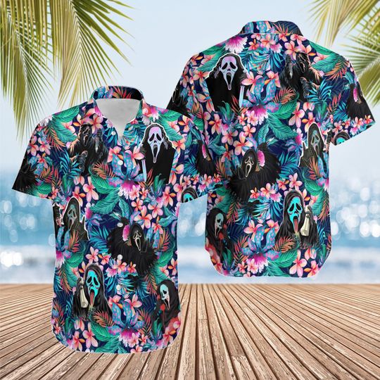 Discover No You Hang Up Hawaiian Shirt, Halloween Button Up Shirt