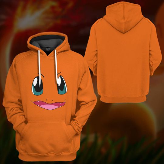 Discover Charmander Full Over Print 3D Hoodie | Charmeleon Charizard Charmander Cosplay