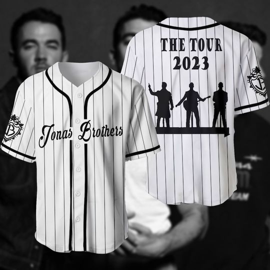 Discover Jonas Brothers Baseball Jersey Pop Rock Band Jersey