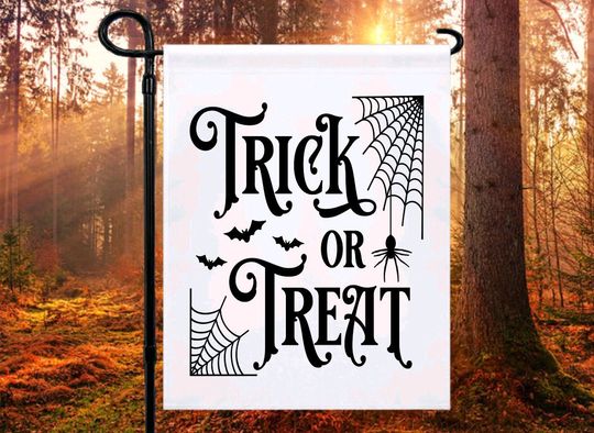 Discover Trick Or Treat Garden Flag, Happy Halloween Flag