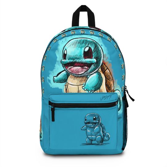 Discover Squirtle Blue Kids School Backpack, School PKM Bag