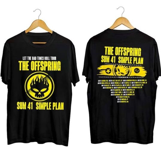 Discover The Offspring Let The Bad Times Roll Tour 2023 Shirt