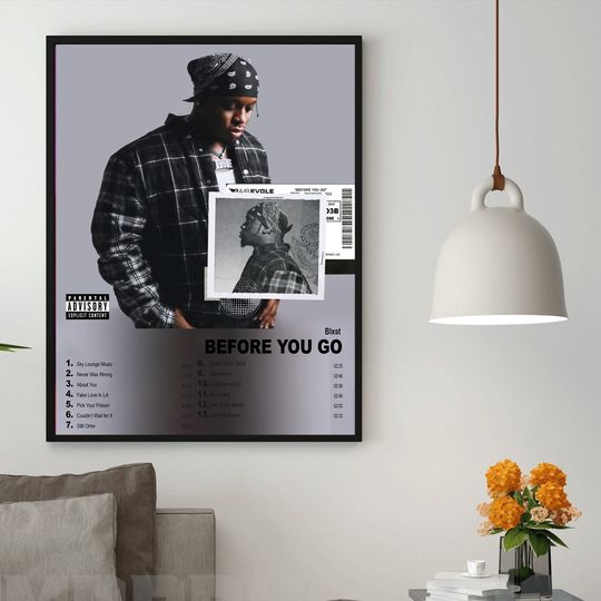 Discover Blxst - Before You Go  Album Cover Poster