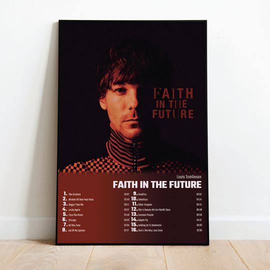 Discover Louis Tomlinson - Faith in the Future | Album Cover Poster For Home Wall Art