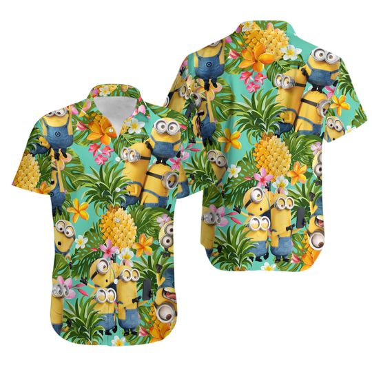 Discover Minion Hawaiian Shirt, Unisex T Shirt