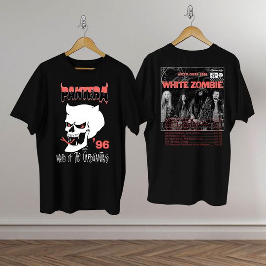 Discover Vintage 90's Mayhem Skull White Zombie Hardcore Rock Tshirt