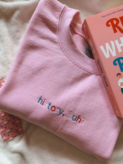 Discover History, huh? Unisex Embroidered Sweatshirt