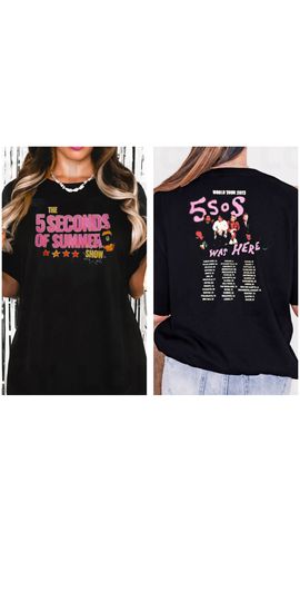 Discover World Tour 2023 5 Seconds of Summer Show Shirt