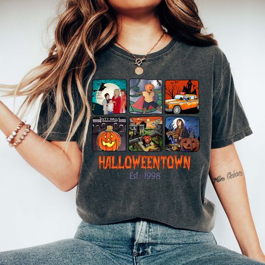 Discover Halloweentown University Est.1998 Shirt, Halloween Pumpkin Shirt
