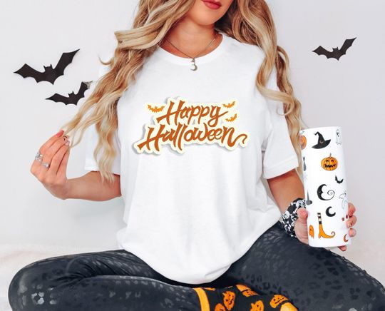 Discover Happy Halloween Shirt, Teacher Halloween Shirt