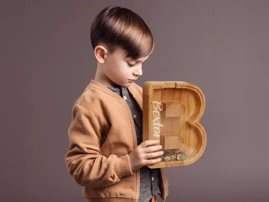 Discover Custom initial Coin Bank With Name, Wooden Piggy Bank for Boys or Girls, Kids Birthday, Name Piggy Bank, Wood Gift For Kids, Nursery Decor