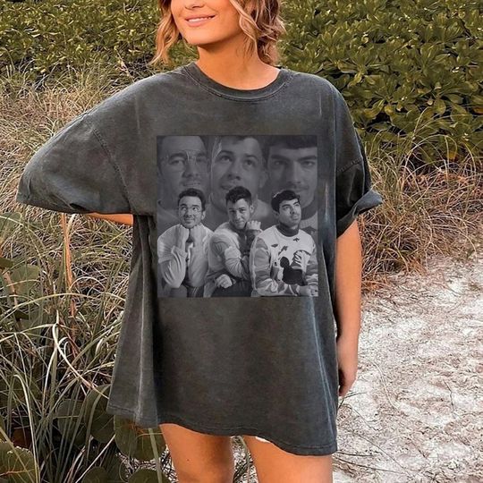 Discover Jonas Brothers Vintage T-Shirt, Jonas Five Albums One Night Tour Shirt